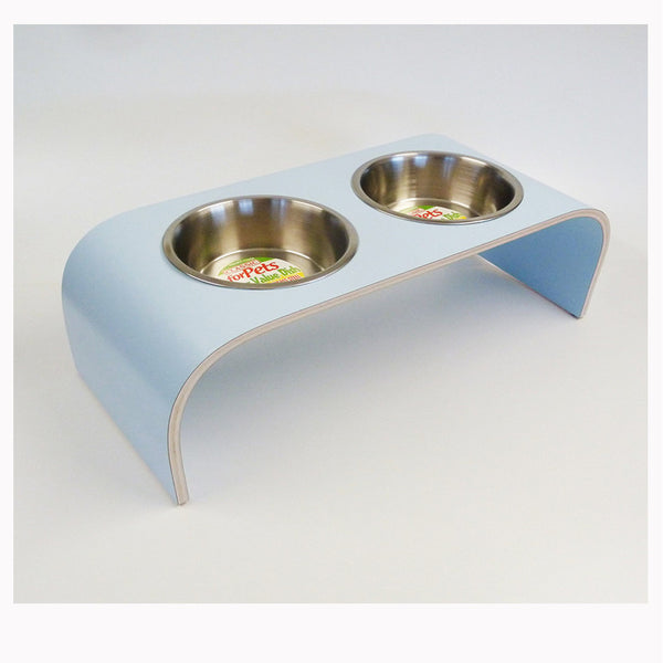 raised dog bowl holder