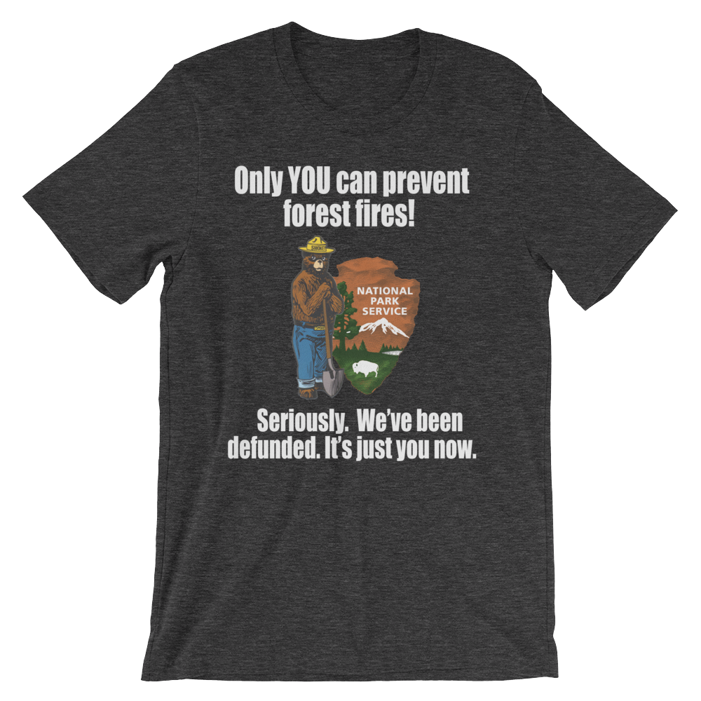 Smokey Bear Defunded Only You Can Prevent T Shirt Bring Me Tacos