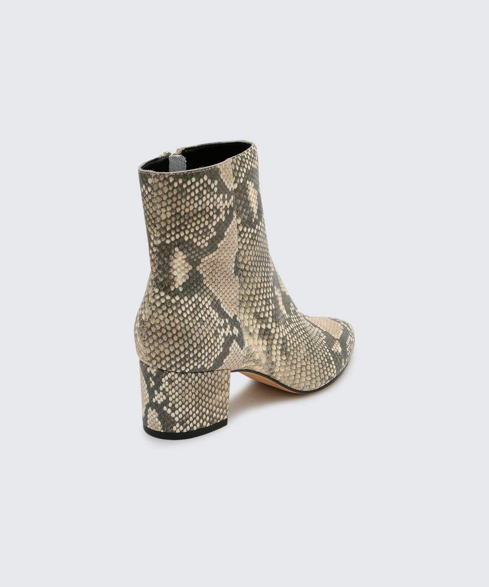 dolce vita bel booties snake