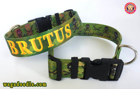 Brutus the doberman badass military dog collar k9