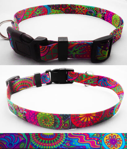 Dreamstime dog collar artwork based on Australian aboriginal art