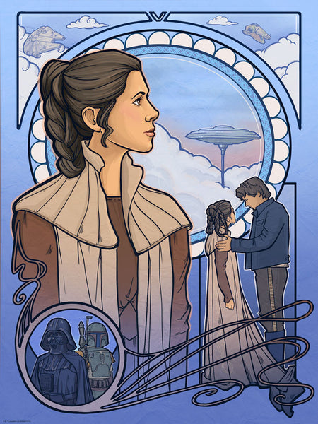 Cloud City Nouveau by Karen Hallion