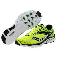 Mens Saucony Kinvara 4 -Yellow/Black/Green- Running Shoe – ShooDog.com
