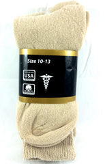 Diabetic •Non-Binding Crew Socks• -3- pair pack for Men & Women - ShooDog.com