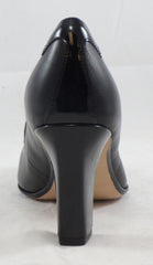 TARYN ROSE Women's Chloris Cap Toe Pump - Black/Black Patent - 6M - ShooDog.com