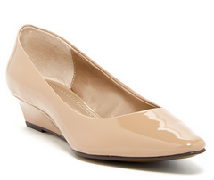 Women's Adrienne Vittadini •Prince• Pointed-toe Slip-on Wedge
