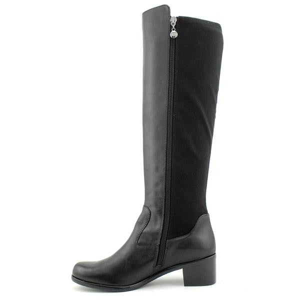 tahari boots black