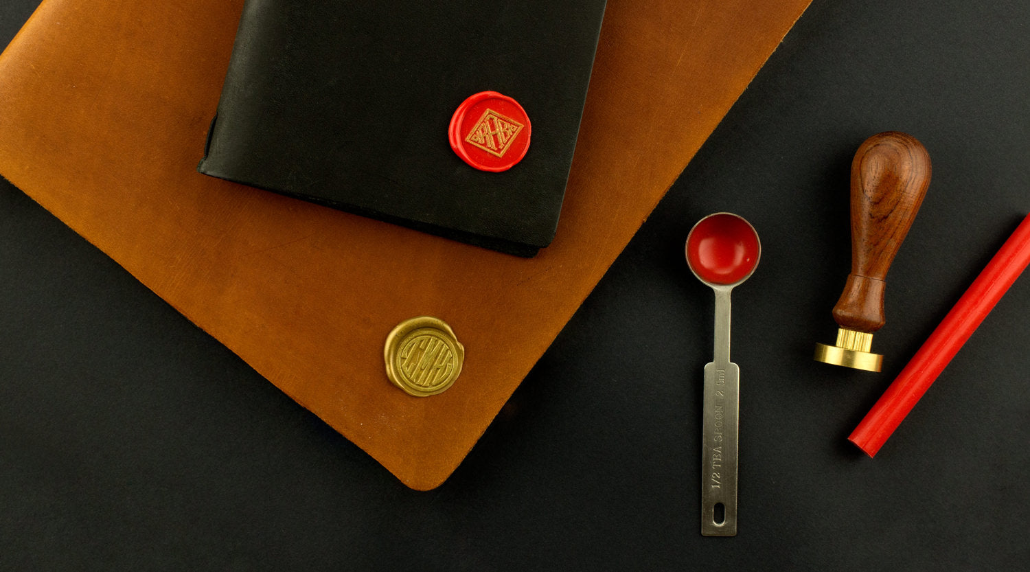 We've created new wax seal monogram stamps to help you express yourself!