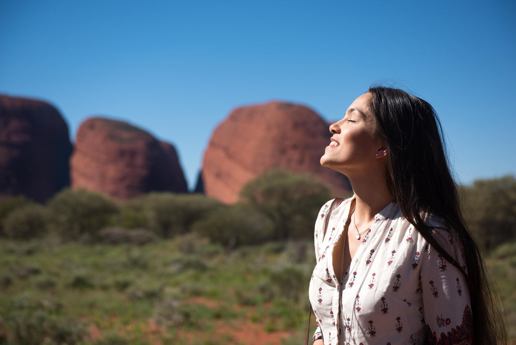 Sophee Smiles in Uluru at Supernomad