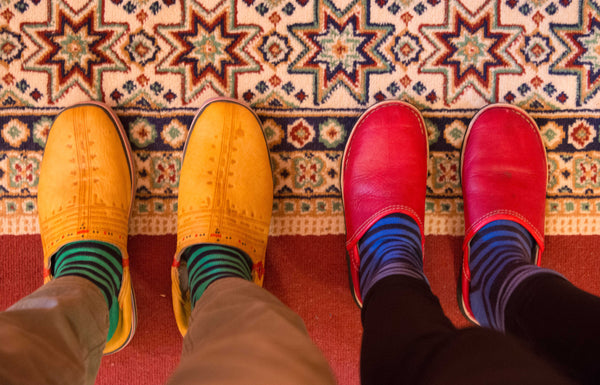 Sophee Smiles - At Home in Morocco - Feet in Traditional Slippers