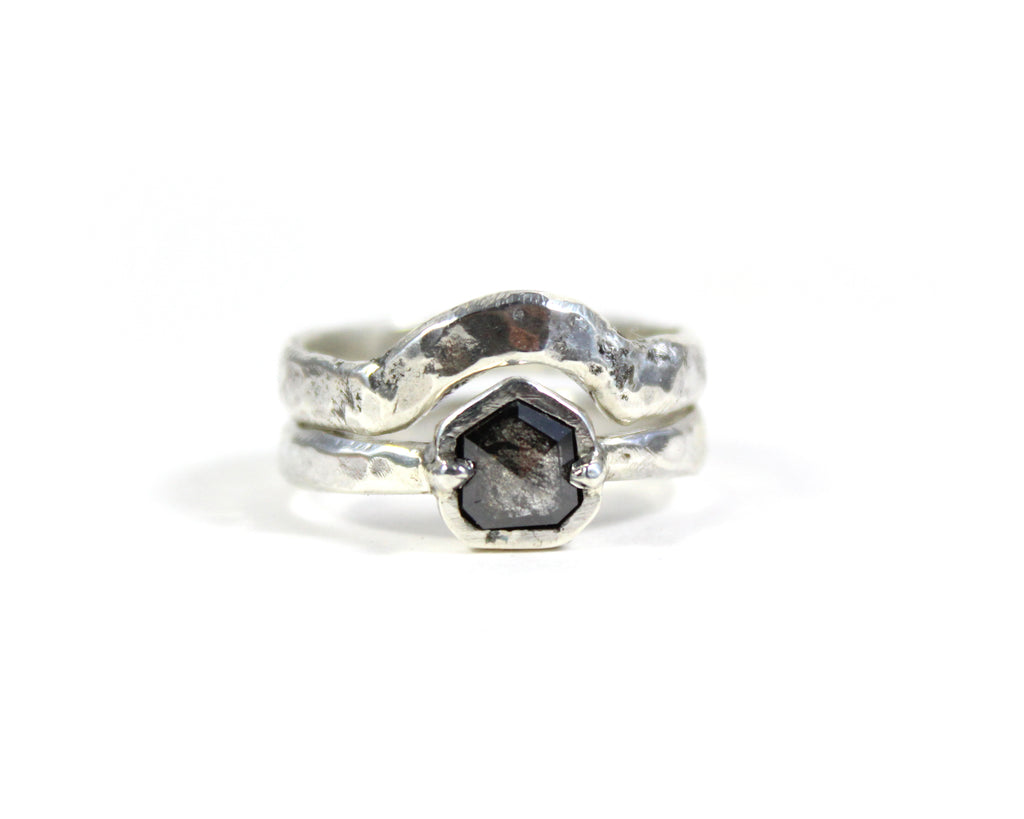 Black diamond ring