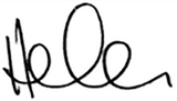 Helen's signature