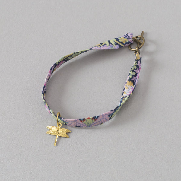 Botanique Workshop Handmade Liberty Print Charm Bracelet Easter Present