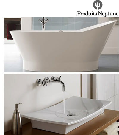 Neptune bathtubs, shower doors