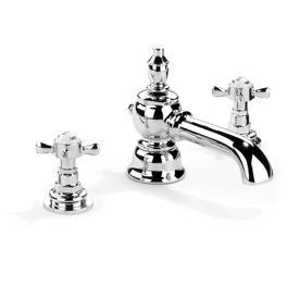 Samuel Heath Three Hole Bathroom Faucet Antique Cross Top