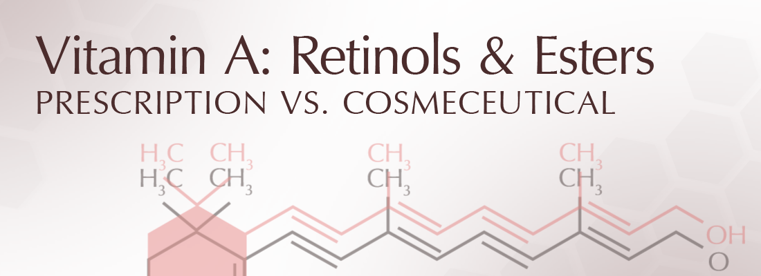 Vitamin A: Retinol and its esters. Prescription vs. Cosmeceutical