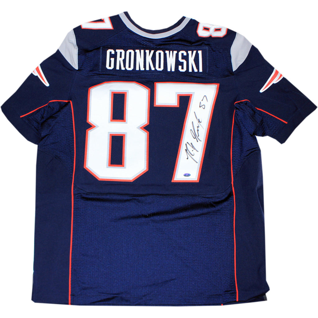 Rob Gronkowski Signed Navy Nike 