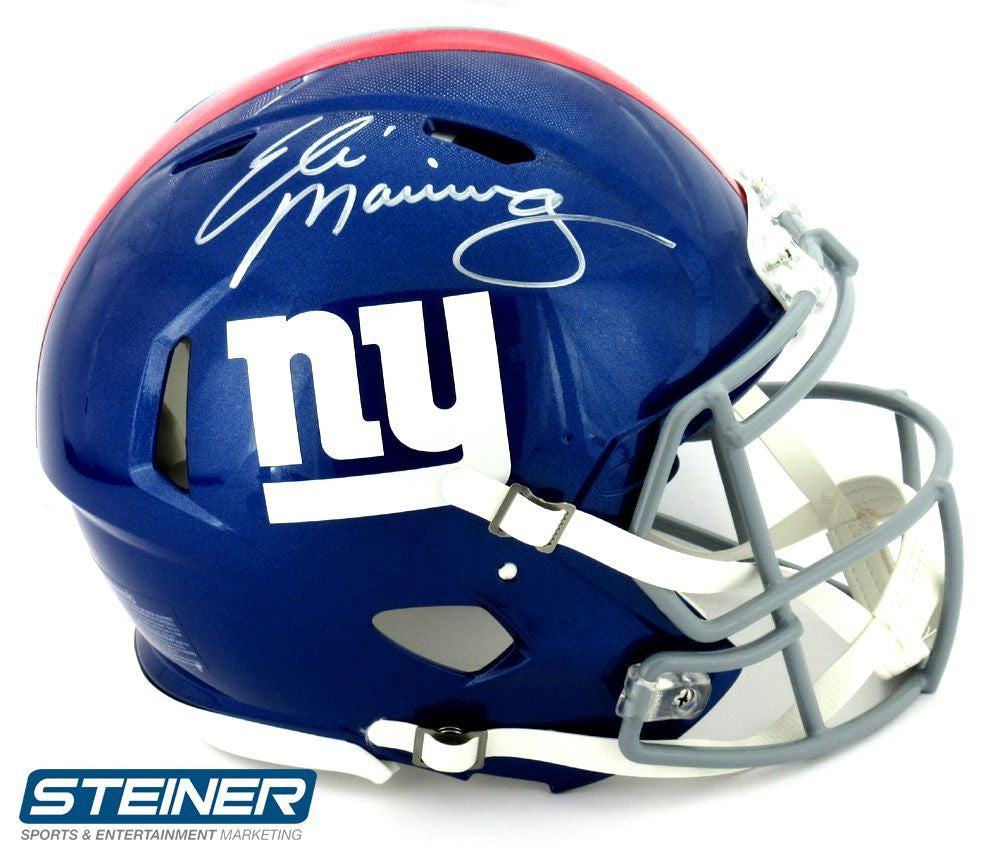 eli manning signed football