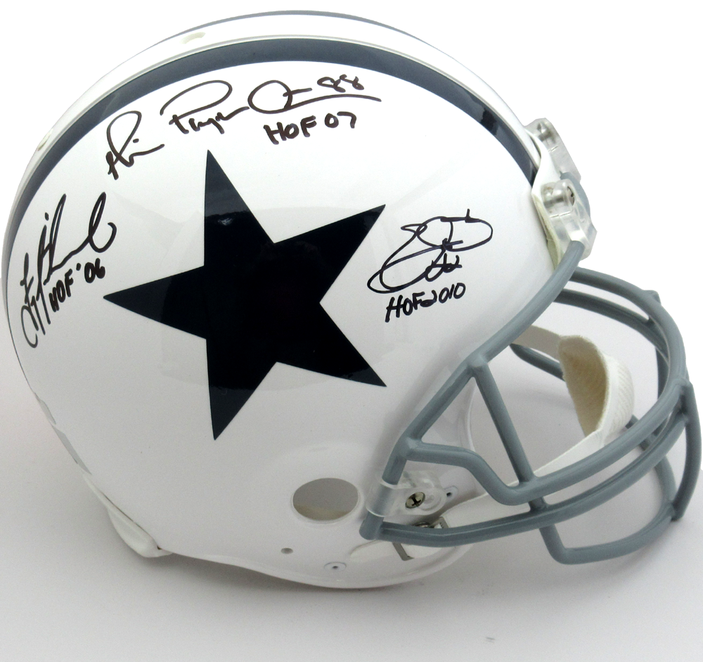 michael irvin signed helmet