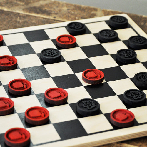 checkers board game