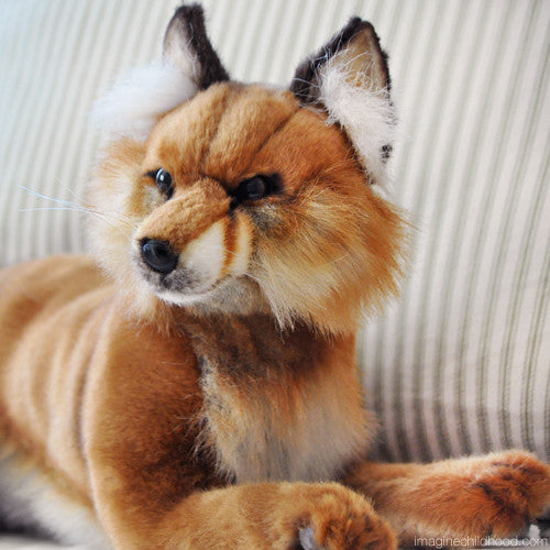 stuffed red fox