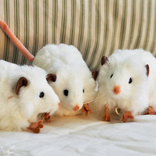 white mouse plush