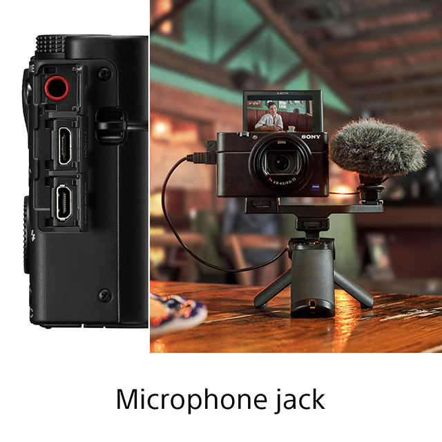 Microphone jack for Sony RX100 VII 