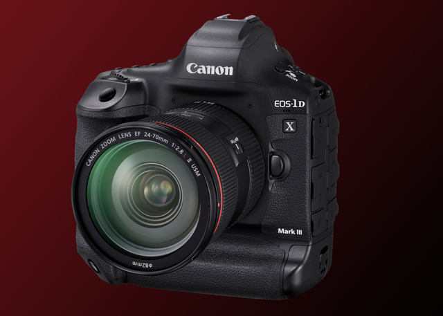 The canon eos 1D-X Mark III