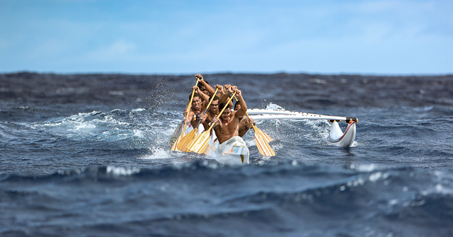 An image of the paddle boating team taken with the 1D X Mark III