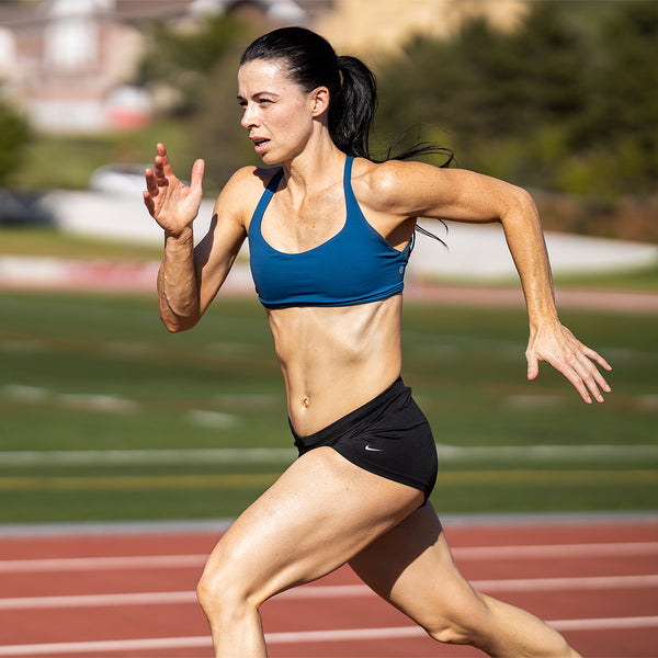 Photograph of runner showing the sharpness of the Canon 85mm 1.2