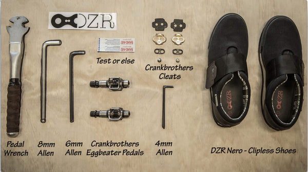 spd clipless pedals shoes