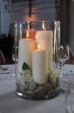 5 alternativas de decoración con Velas para Boda 11