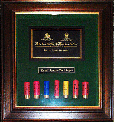 Holland & Holland Cartridge Display Board