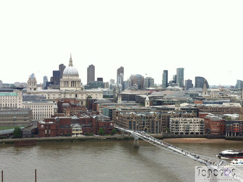 London skyline view from Level 10, Tate Modern, fineartmoldova, Toporas Online Art Gallery