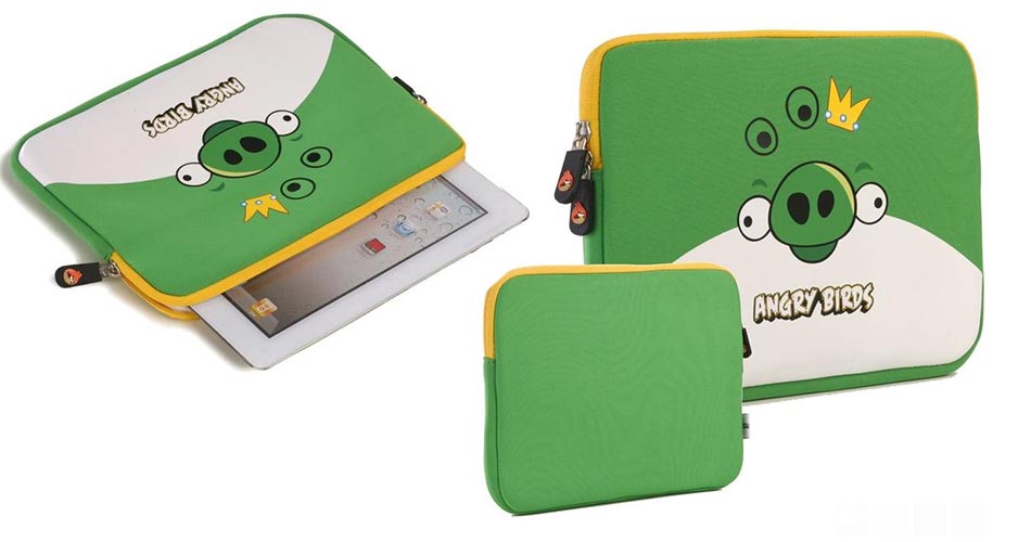 Angry Birds Themed Sleeve for Apple iPad, 7-8 & 9-10.1 Inch Tablets