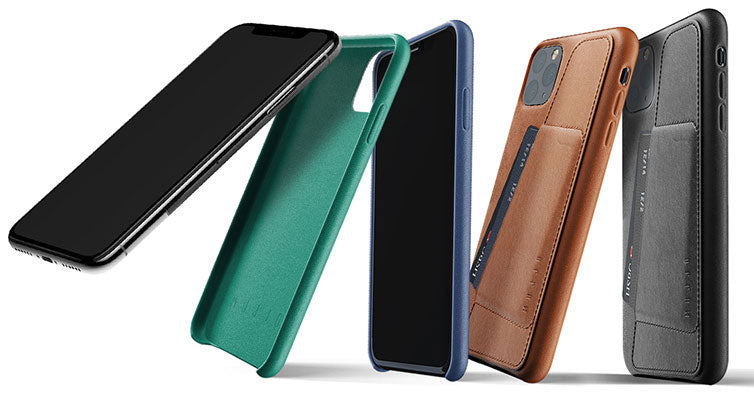Mujjo Full Leather cases for iPhone and Samsung Galaxy