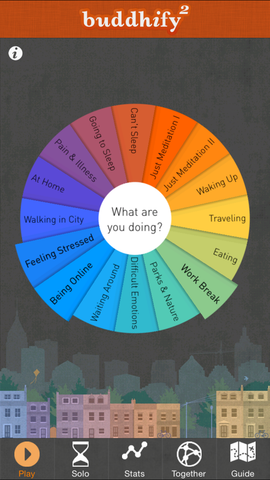 Buddhify app for meditation on tablets