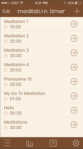 Meditation Timer Pro app for tablets and smartphones