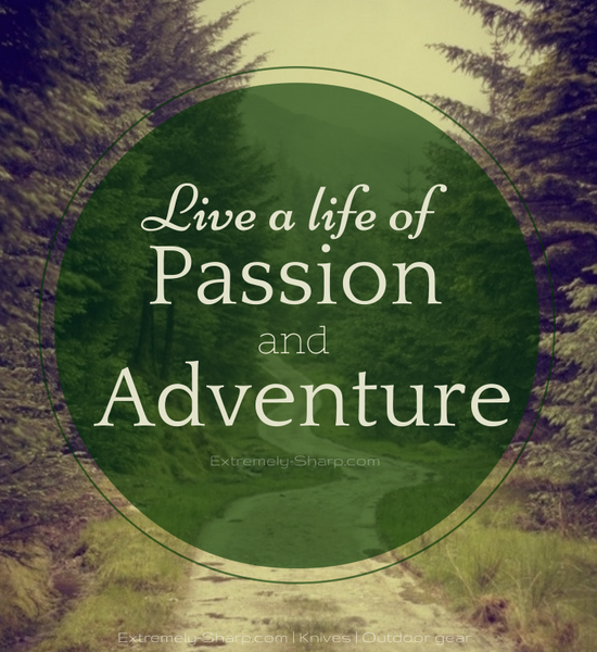 Live a life of passion and adventure