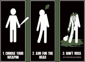 How to kill a zombie