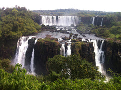 Iguasu Waterfalls in Brazil