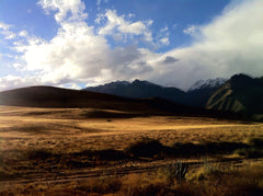 Peru - mountains and field