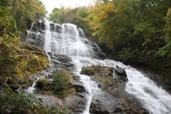 Waterfall in Georgia autumn