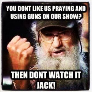 Uncle Si pro gun quote