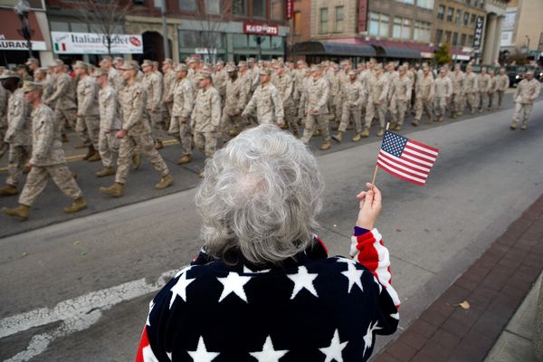 Honoring Veterans Day Parade