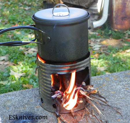 backpacking hobo stove survival tool