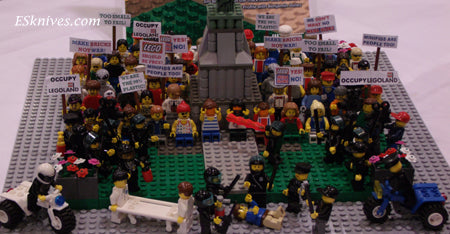 Lego Protesters BrickFair