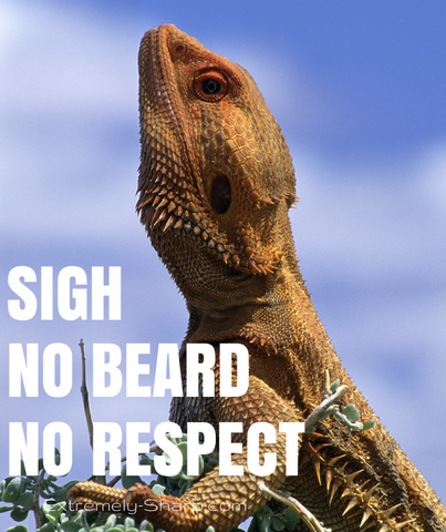 No Beard, No Respect.