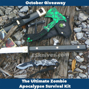 October Giveaway Winner: The Zombie Apocalypse Survival Kit –