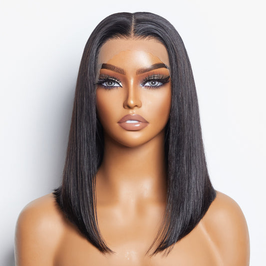 TedHair Pre-Plucked 13x4 Lace Front Straight Bob Wig 150% Density